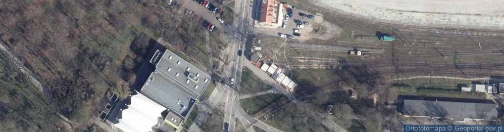 Zdjęcie satelitarne Wspólnota Mieszkaniowa przy ul.Klubowej nr 75 A-C w Mrzeżynie