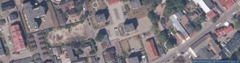 Zdjęcie satelitarne Wspólnota Mieszkaniowa przy ul.Kochanowskiego 8 w Dziwnowie