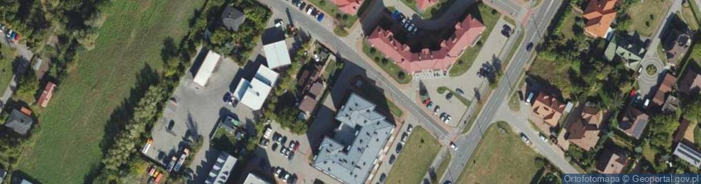 Zdjęcie satelitarne Wspólnota Mieszkaniowa przy ul.Kolejarzy 13 w Małaszewiczach