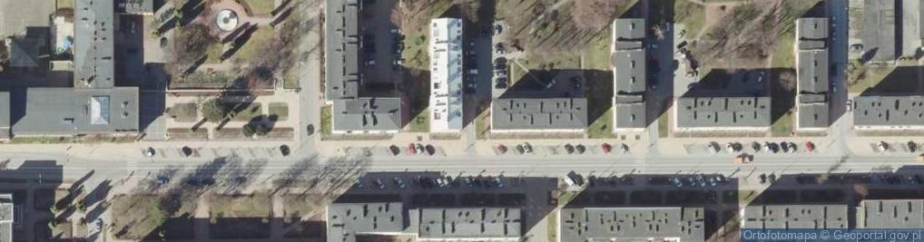 Zdjęcie satelitarne Wspólnota Mieszkaniowa przy ul.Kolejowa 24 w Kraśniku