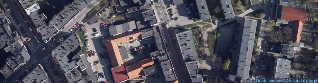 Zdjęcie satelitarne Wspólnota Mieszkaniowa przy ul.Kolejowej 11-12-13 w Świdnicy
