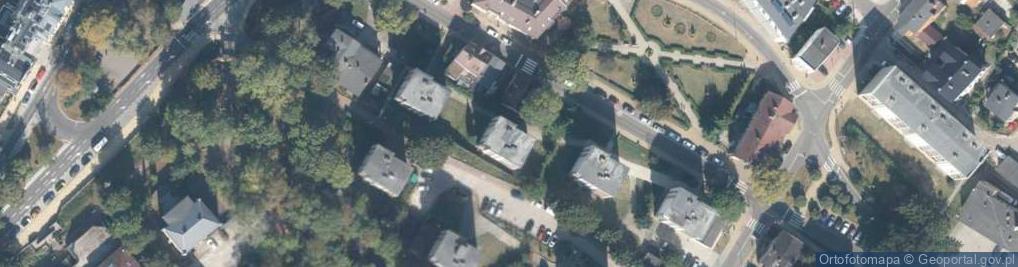 Zdjęcie satelitarne Wspólnota Mieszkaniowa przy ul.Kolejowej 16 w Międzyzdrojach