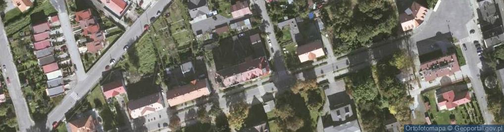 Zdjęcie satelitarne Wspólnota Mieszkaniowa przy ul.Kolejowej 28 A Gryfów Śląski
