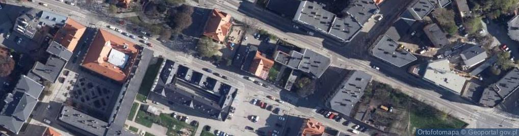 Zdjęcie satelitarne Wspólnota Mieszkaniowa przy ul.Kolejowej nr 21 w Świdnicy