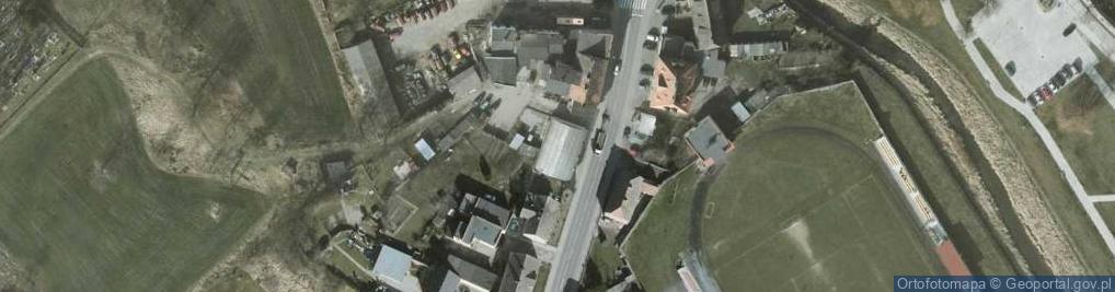 Zdjęcie satelitarne Wspólnota Mieszkaniowa przy ul.Kolejowej nr 9 w Kamieńcu Ząbkowickim