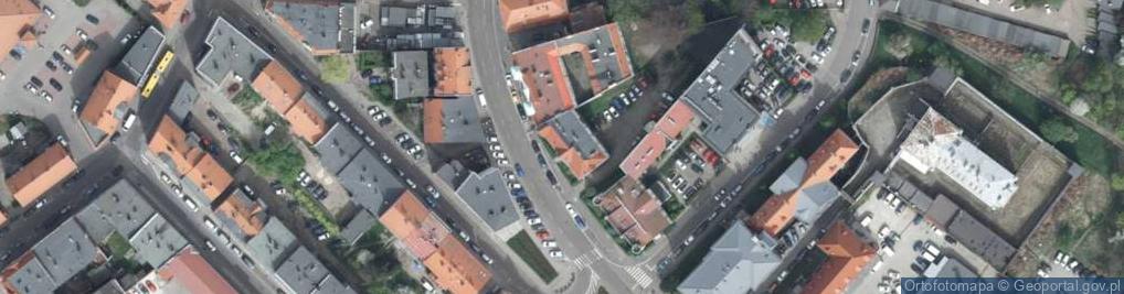 Zdjęcie satelitarne Wspólnota Mieszkaniowa przy ul.Konopnickiej nr 3 w Jedlinie-Zdroju