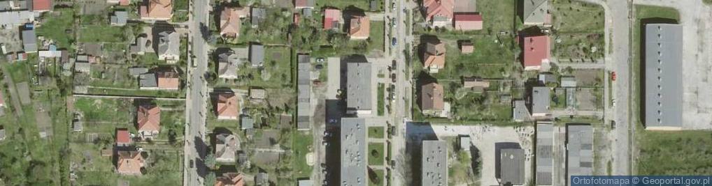 Zdjęcie satelitarne Wspólnota Mieszkaniowa przy ul.Kościuszki 28 w Miliczu