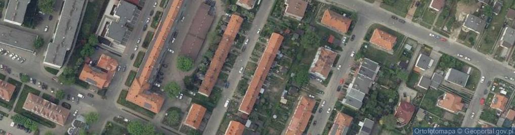 Zdjęcie satelitarne Wspólnota Mieszkaniowa przy ul.Kościuszki 4 Oleśnica