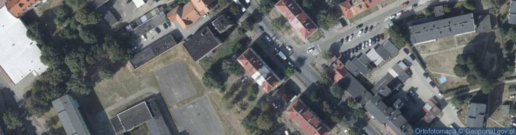 Zdjęcie satelitarne Wspólnota Mieszkaniowa przy ul.KS.Bogusława 11 w Pyrzycach