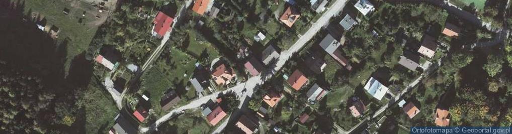 Zdjęcie satelitarne Wspólnota Mieszkaniowa przy ul.Leśnej 20 w Złotym Stoku