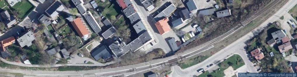 Zdjęcie satelitarne Wspólnota Mieszkaniowa przy ul.Leśnej nr 4 w Nowej Rudzie