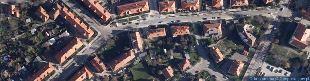 Zdjęcie satelitarne Wspólnota Mieszkaniowa przy ul.Leśnej nr 5 w Świdnicy