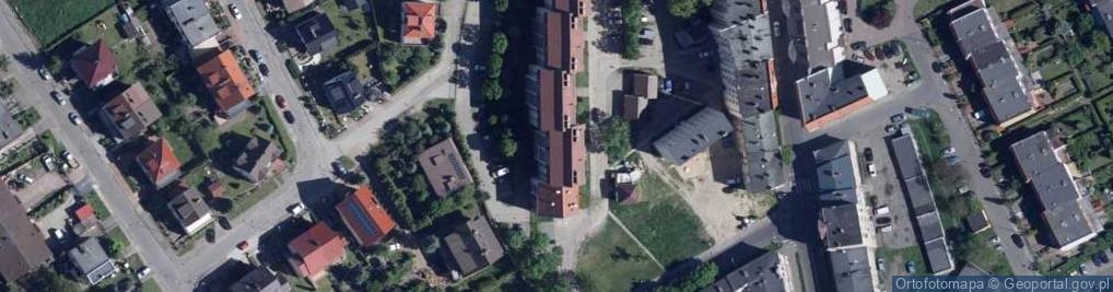 Zdjęcie satelitarne Wspólnota Mieszkaniowa przy ul.Majora Henryka Sucharskiego nr 1A, B, C, D w Stargardzie Szczecińskim