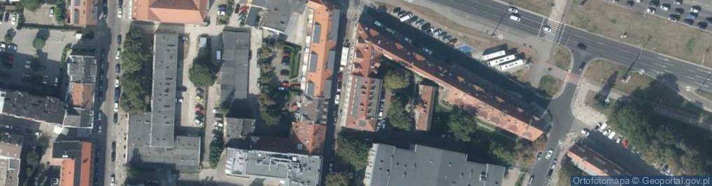 Zdjęcie satelitarne Wspólnota Mieszkaniowa przy ul.Mickiewicza 38 w Szczecinie