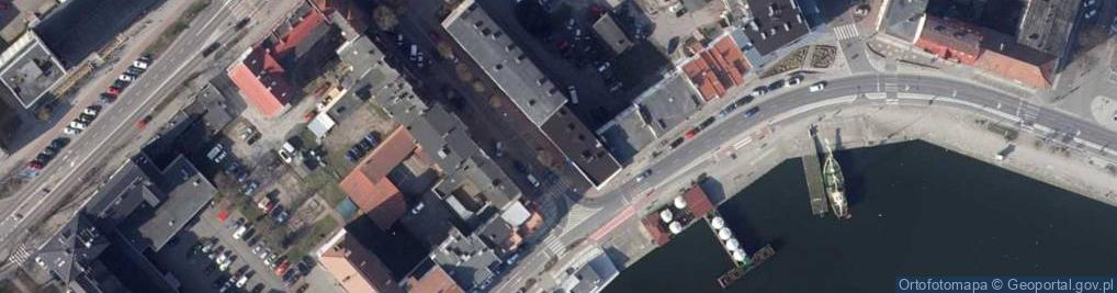 Zdjęcie satelitarne Wspólnota Mieszkaniowa przy ul.Mickiewicza 5 w Wolinie