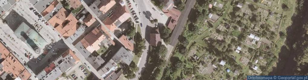 Zdjęcie satelitarne Wspólnota Mieszkaniowa przy ul.Międzyleśnej nr 11 w Bystrzycy Kłodzkiej