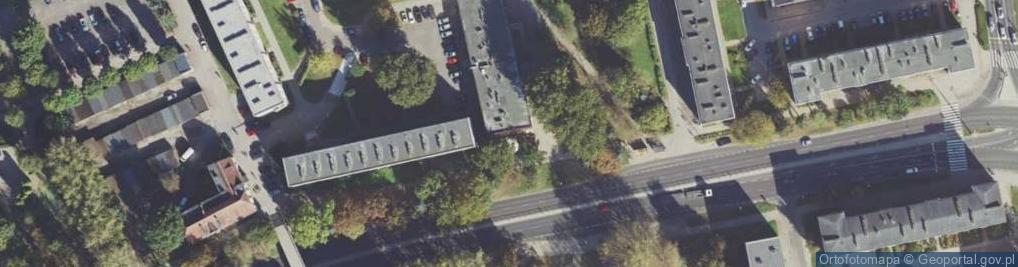Zdjęcie satelitarne Wspólnota Mieszkaniowa przy ul.Młyńskiej 56 i ul.Kościuszki 36 w Koszalinie