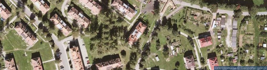 Zdjęcie satelitarne Wspólnota Mieszkaniowa przy ul.Morawka nr 29 w Stroniu Śląskim
