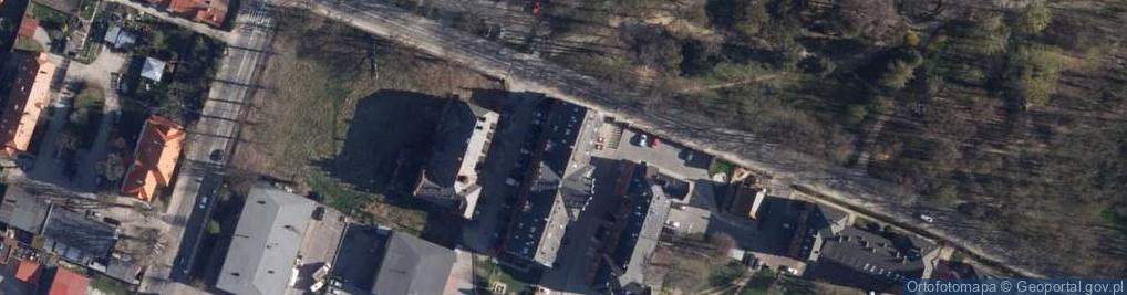 Zdjęcie satelitarne Wspolnota Mieszkaniowa przy ul.Nadbrzeżnej nr 34 w Pszennie
