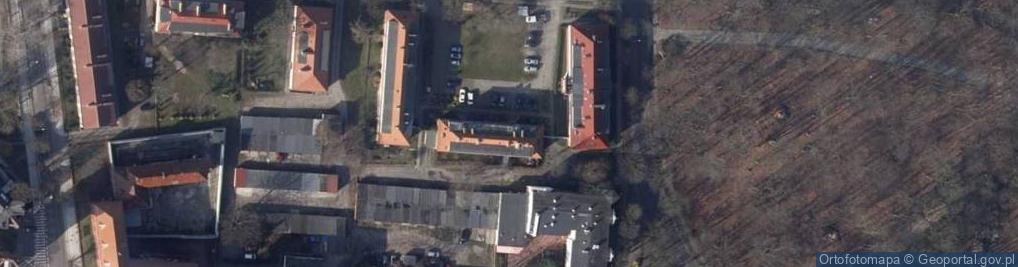 Zdjęcie satelitarne Wspólnota Mieszkaniowa przy ul.Narutowicza 11C-11D w Świnoujsciu