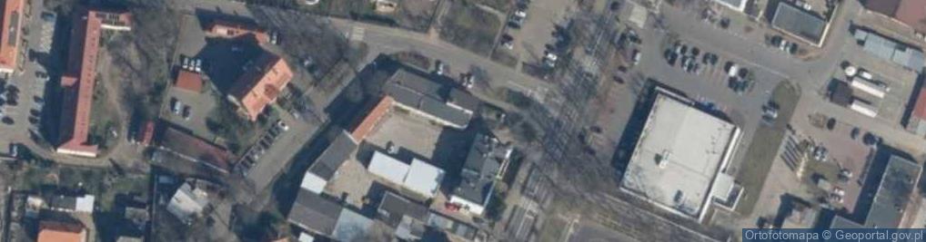 Zdjęcie satelitarne Wspólnota Mieszkaniowa przy ul.Niepodległości 46-48 w Łobzie