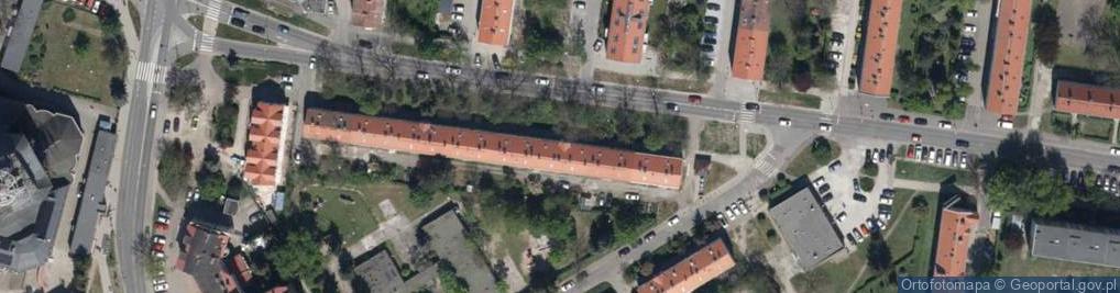 Zdjęcie satelitarne Wspólnota Mieszkaniowa przy ul.Nowodworskiej 28 Wrocław