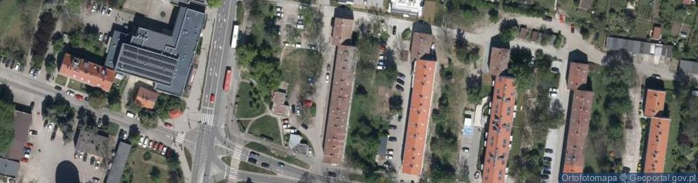 Zdjęcie satelitarne Wspólnota Mieszkaniowa przy ul.Nowodworskiej 53 we Wrocławiu