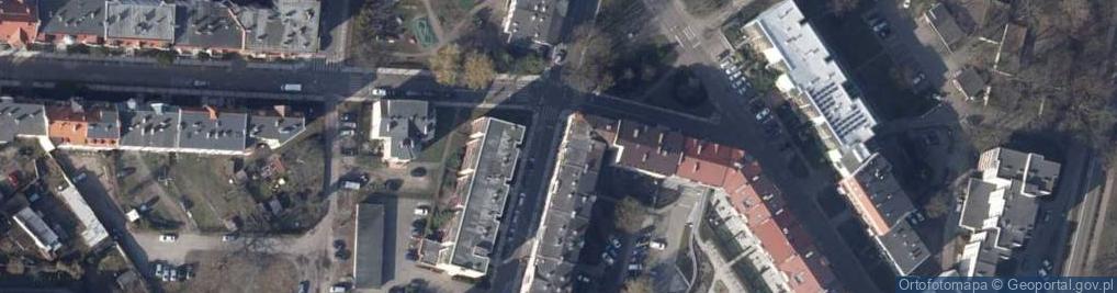 Zdjęcie satelitarne Wspólnota Mieszkaniowa przy ul.Piłsudskiego 17 w Świnoujściu