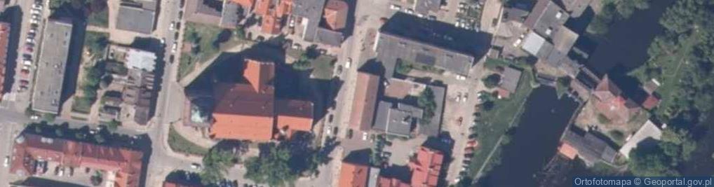 Zdjęcie satelitarne Wspólnota Mieszkaniowa przy ul.Piłsudskiego 9 w Gryficach