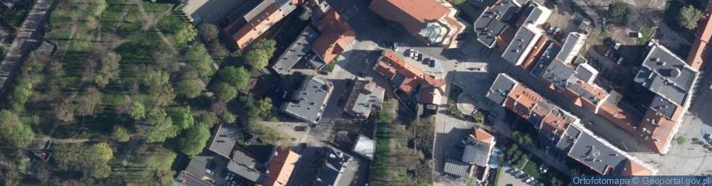Zdjęcie satelitarne Wspólnota Mieszkaniowa przy ul.Pocztowej nr 1 w Dzierżoniowie