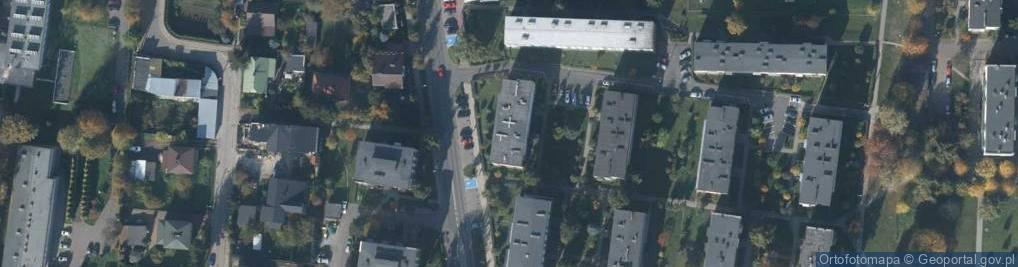 Zdjęcie satelitarne Wspólnota Mieszkaniowa przy ul.Polnej nr.3 w Hrubieszowie