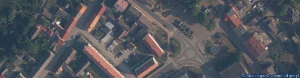 Zdjęcie satelitarne Wspólnota Mieszkaniowa przy ul.Pomorskiej 1 w Drawnie