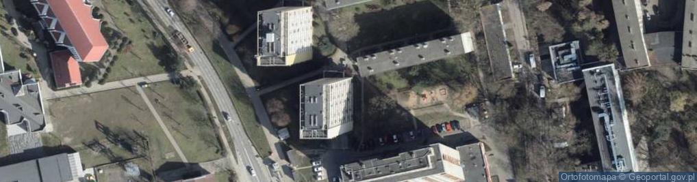 Zdjęcie satelitarne Wspólnota Mieszkaniowa przy ul.Potulickiej 6 w Szczecinie