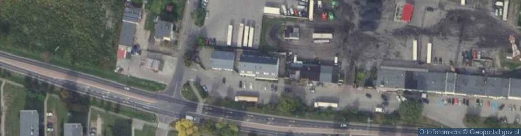 Zdjęcie satelitarne Wspólnota Mieszkaniowa przy ul.Powstańców Wielkopolskich 13A, B, C w Kwilczu