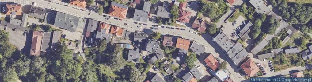 Zdjęcie satelitarne Wspólnota Mieszkaniowa przy ul.Przerwy-Tetmnajera 7 w Jeleniej Górze