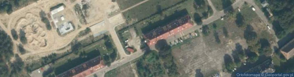 Zdjęcie satelitarne Wspólnota Mieszkaniowa przy ul.Reja 7 w Bornem Sulinowie