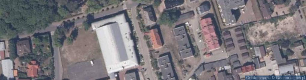 Zdjęcie satelitarne Wspólnota Mieszkaniowa przy ul.Reymonta 5 w Dziwnowie