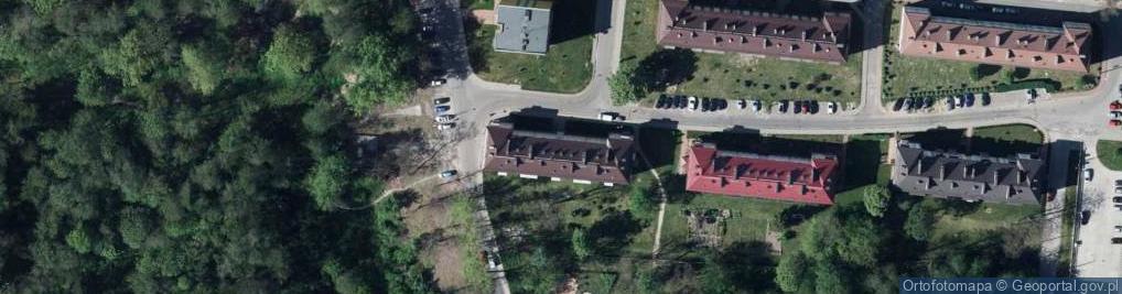 Zdjęcie satelitarne Wspólnota Mieszkaniowa przy ul.Rogowskiego 6 w Dęblinie