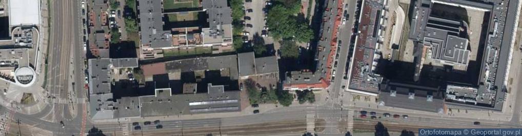 Zdjęcie satelitarne Wspólnota Mieszkaniowa przy ul.Rybnickiej 43
