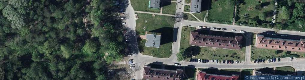 Zdjęcie satelitarne Wspólnota Mieszkaniowa przy ul.Ścibiora 13 w Dęblinie