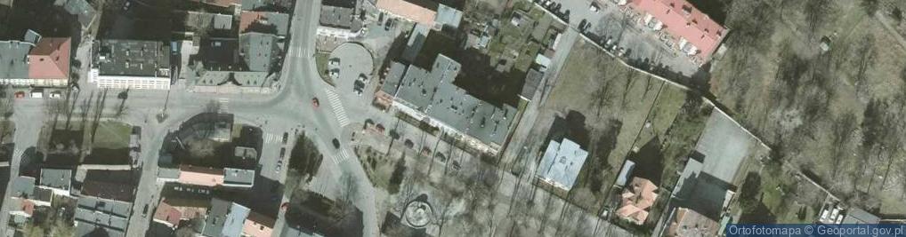 Zdjęcie satelitarne Wspólnota Mieszkaniowa przy ul.Sienkiewicza 3 w Ząbkowicach Śląskich