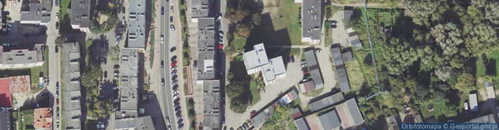Zdjęcie satelitarne Wspólnota Mieszkaniowa przy ul.Sikorskiego 8-10 w Szczecinku