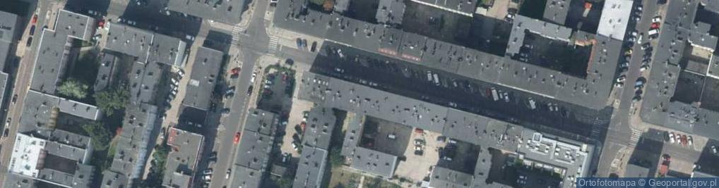 Zdjęcie satelitarne Wspólnota Mieszkaniowa przy ul.Sikorskiego 8 Oficyna