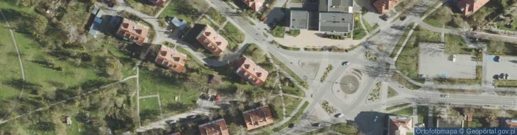 Zdjęcie satelitarne Wspólnota Mieszkaniowa przy ul.Słowackiego 1 w Chełmie