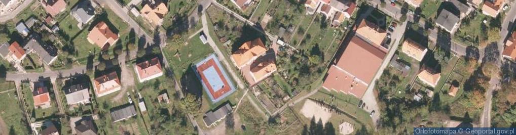 Zdjęcie satelitarne Wspólnota Mieszkaniowa przy ul.Słowackiego 27 A w Jedlinie-Zdroju