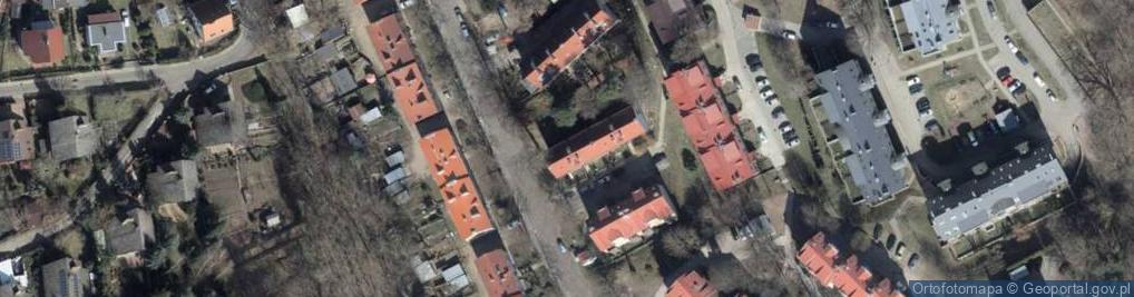 Zdjęcie satelitarne Wspólnota Mieszkaniowa przy ul.Smoczej 15, 16 w Szczecinie