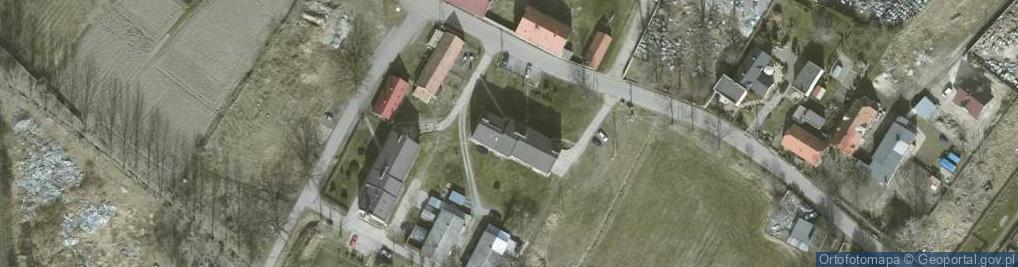 Zdjęcie satelitarne Wspólnota Mieszkaniowa przy ul.Stefana Okrzei 36C-D w Piławie Górnej