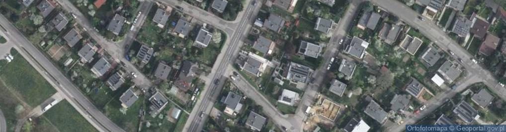 Zdjęcie satelitarne Wspólnota Mieszkaniowa przy ul.św.Jadwigi 1-1A w Strzegomiu
