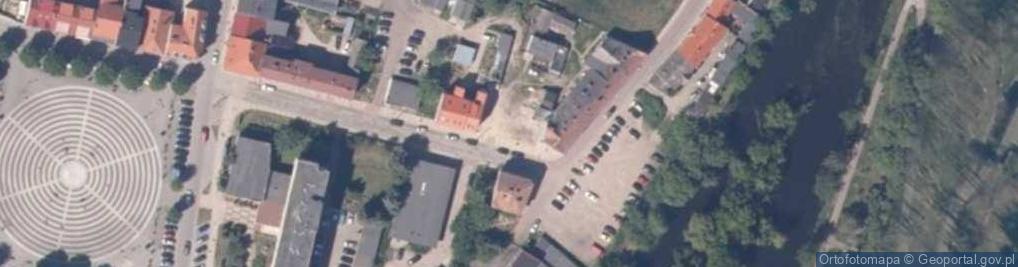 Zdjęcie satelitarne Wspólnota Mieszkaniowa przy ul.Szewskiej 10 w Gryficach