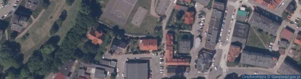 Zdjęcie satelitarne Wspólnota Mieszkaniowa przy ul.Wąskiej 2 w Kamieniu Pomorskim
